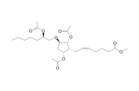 1ALPHA,3ALPHA-DIHYDROXY-2ALPHA-(6-CARBOMETHOXY-2Z-HEXENYL)-4BETA-(2ALPHA-HYDROXYHEPTYL)CYCLOPENTANE TRIACETATE