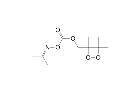 (isopropylideneamino) (3,4,4-trimethyldioxetan-3-yl)methyl carbonate