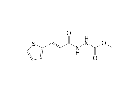 Methyl 2-[(2E)-3-(2-thienyl)prop-2-enoyl]hydrazinecarboxylate