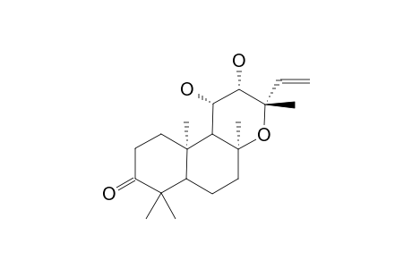 ent-11.alpha.,12.alpha.-Dihydroxy-3-oxo-13-ep-manoyl oxide