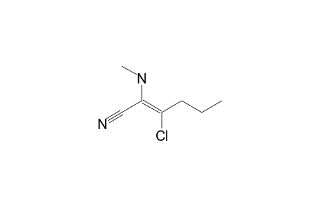 2-Hexenenitrile, 3-chloro-2-(methylamino)-, (Z)-