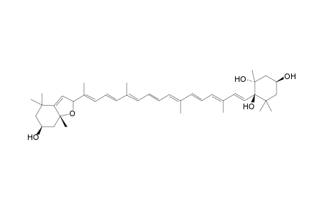 .beta.,.beta.-Carotene, 5',8'-epoxy-5,5',6,8'-tetrahydro-3,3',5,6-tetrahydroxy-, (3S,3'S,5R,5'R,6R)-