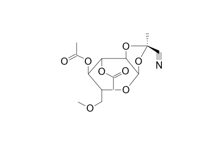 3,4-DI-O-ACETYL-6-O-METHYL-1,2-O-EXO-CYANOETHYLIDENE-ALPHA-D-GLUCOPYRANOSE