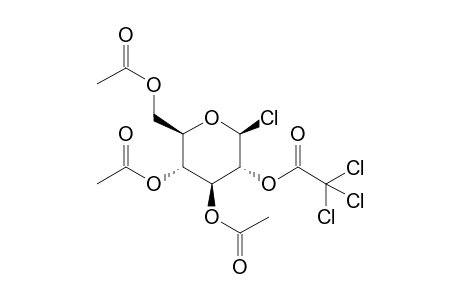 beta-D-Glucopyranosyl chloride, 3,4,6-triacetate-2-(trichloroacetate)