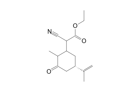 ETHYL_2-CYANO-2-(5-ISOPROPENYL-2-METHYL-3-OXOCYCLOHEXYL)-ACETATE