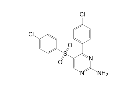 2-AMINO-4-(p-CHLOROPHENYL)-5-[(p-CHLOROPHENYL)SULFONYL]PYRIMIDINE