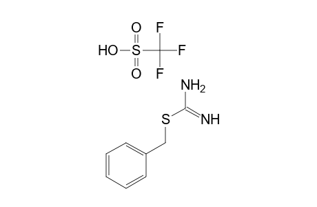 Trifluoromethanesulfonic acid, compound with 2-benzyl-2-thiopseudourea