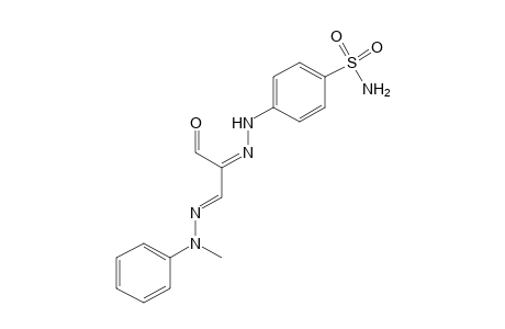 mesoxaldehyde, 1-(methylphenylhydrazone) 2-[(p-sulfamoylphenyl)hydrazone]
