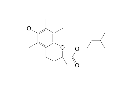 6-Hydroxy-2,5,7,8-tetramethylchroman-2-carboxylic acid, 3-methylbutyl ester