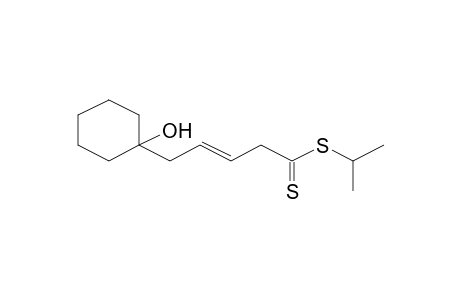 Isopropyl (3E)-5-(1-hydroxycyclohexyl)-3-pentenedithioate