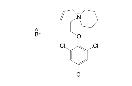 Piperidinium, 1-[2-(2,4,6-trichlorophenoxy)ethyl]-1-(2-propenyl)-, bromide, salt