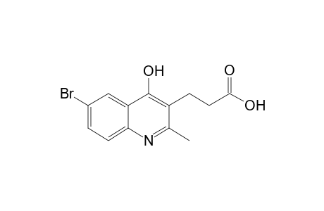 3-(6-bromanyl-2-methyl-4-oxidanylidene-1H-quinolin-3-yl)propanoic acid