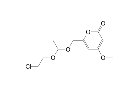 6-[1-(2-Chloroethoxy)ethoxymethyl]-4-methoxy-2-pyranone