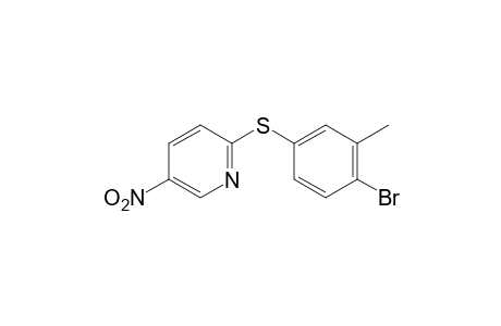 2-[(4-bromo-m-tolyl)thio]-5-nitropyridine