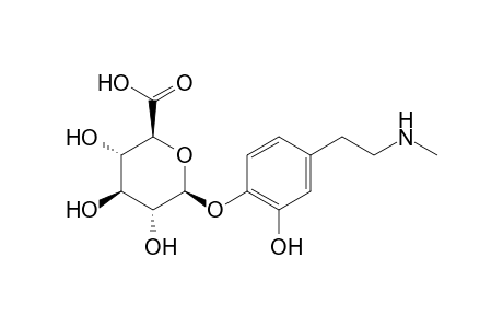 beta-2-Hydroxy-4-[2-(methylamino)ethyl]phenyl glucopyranosiduronic acid