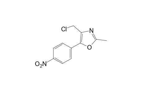 4-chloromethyl-2-methyl-5-(p-nitrophenyl)oxazole