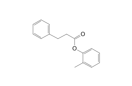 3-Phenylpropionic acid, 2-methylphenyl ester