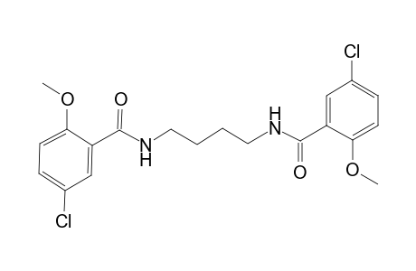 5-chloro-N-{4-[(5-chloro-2-methoxybenzoyl)amino]butyl}-2-methoxybenzamide