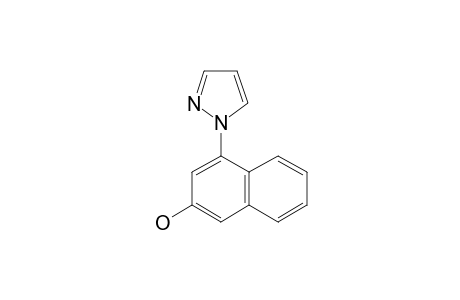 4-(pyrazol-1'-yl)naphthalen-2-ol