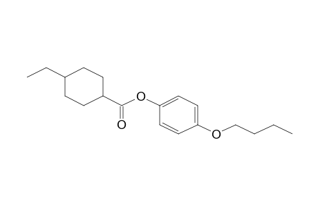 4-Butoxyphenyl 4-ethylcyclohexanecarboxylate