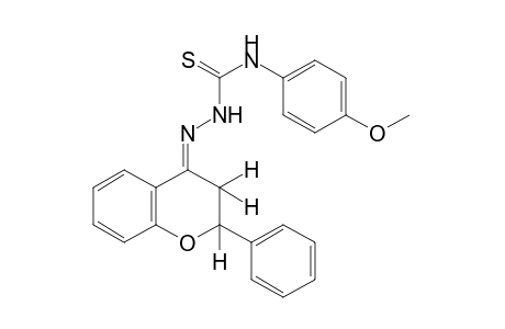 flavanone, 4-(p-methoxyphenyl)-3-thiosemicarbazone