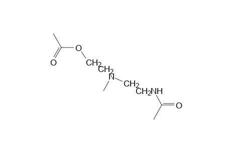 N-{2-[(2-hydroxyethyl)methylamino]ethyl}acetamide, acetate (ester)