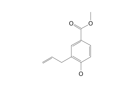 3-allyl-4-hydroxybenzoic acid, methyl ester