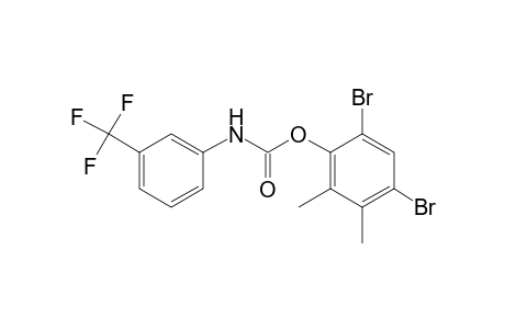 m-(trifluoromethyl)carbanilic acid, 4,6-dibromo-2,3-xylyl ester