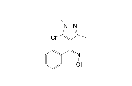 (E)-(5-CHLORO-1,3-DIMETHYL-1H-PYRAZOL-4-YL)-PHENYL-METHANONE-OXIME