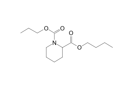 Pipecolic acid, N-propoxycarbonyl-, butyl ester