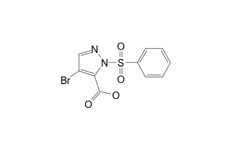 4-bromo-2-phenylsulfonylpyrazole-3-carboxylic acid