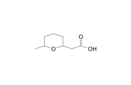 2-(6-methyloxan-2-yl)acetic acid