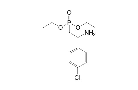 1-(4-Chlorophenyl)-2-diethoxyphosphoryl-ethanamine