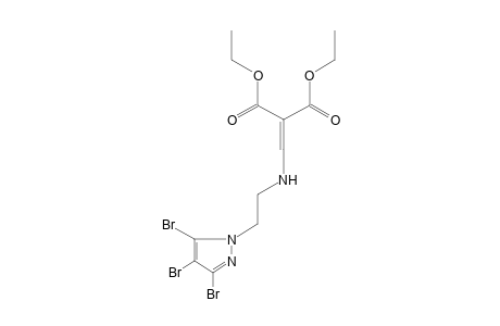 {{[2-(3,4,5-tribromopyrazol-1-yl)ethyl]amino}methylene}malonic acid, diethyl ester