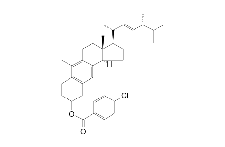 Anthraergostatetraenol p-chlorobenzoate