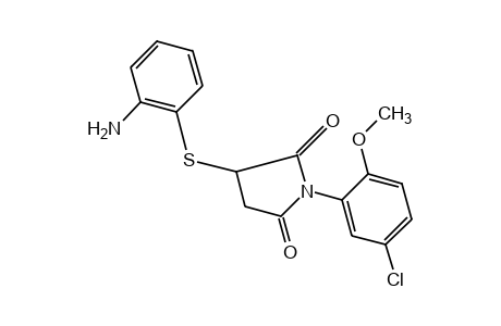 2-[(o-aminophenyl)thio]-N-(5-chloro-2-methoxyphenyl)succinimide