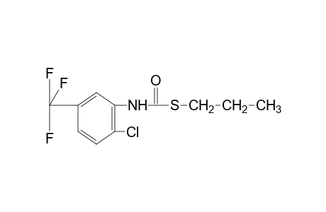 2-chlorothio-5-(triflioromethyl)carbanilic acid, S-propyl ester
