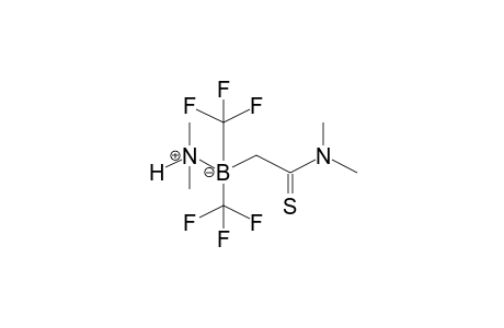 Thioacetamide, N,N-dimethyl-2-[dimethylamine(N-B)bis(trifluoromethyl)boryl]-