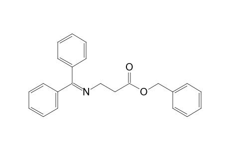 (Phenylmethyl) 3-[(diphenylmethylidene)amino]propanoate