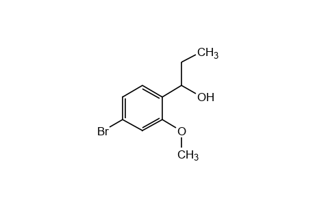 4-bromo-alpha-ethyl-2-methoxybenzyl alcohol