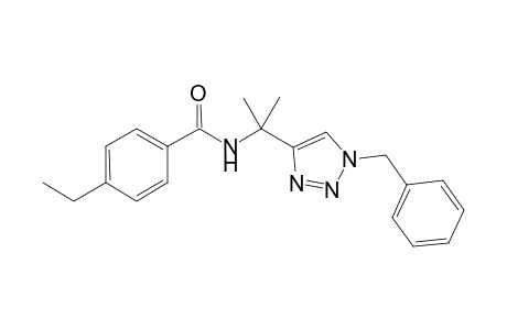 N-(2-(1-Benzyl-1H-1,2,3-triazol-4-yl)propan-2-yl)-4-ethylbenzamide