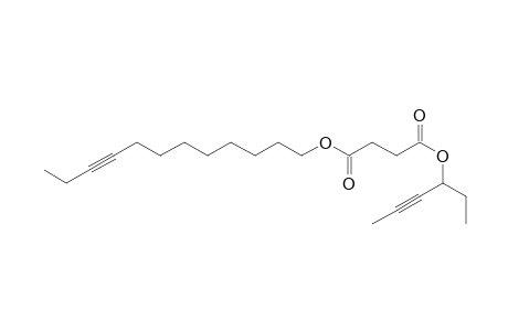 Succinic acid, hex-4-yn-3-yl dodec-9-yn-1-yl ester