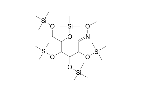 D-Glucose, 2,3,4,5,6-pentakis-O-(trimethylsilyl)-, O-methyloxime