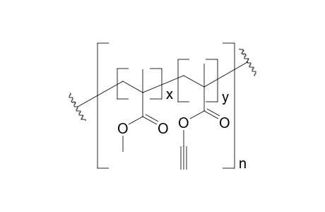 Copolymer methylmethacrylate-stat-propargyle