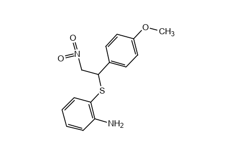 o-{[p-METHOXY-alpha-(NITROMETHYL)BENZYL]THIO}ANILINE