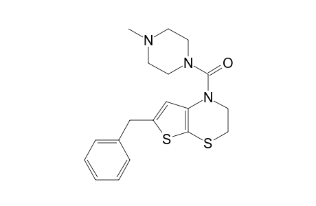 (4-methyl-1-piperazinyl)-[6-(phenylmethyl)-2,3-dihydrothieno[2,3-b][1,4]thiazin-1-yl]methanone