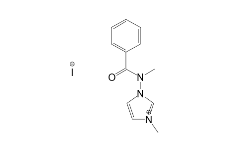 3-(N-Benzoyl-N-methylamino)-1-methylimidazolium Iodide