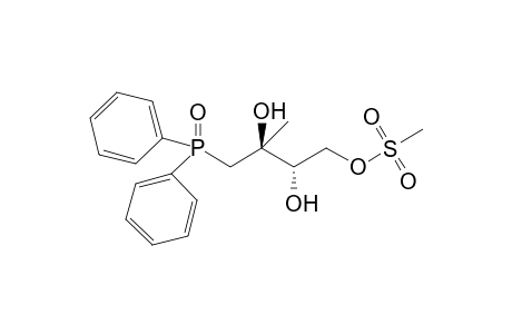 (2S,3S)-4-Diphenylphosphinoyl-2,3-dihydroxy-3-methylbutyl methanesulfanate