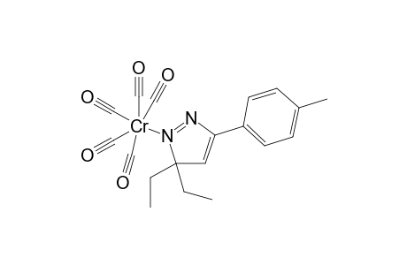 Pentacarbonyl(3,3-diethyl-5-p-tolyl-3H-pyrazole-N2)chromium(0)