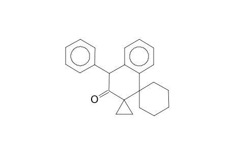 Dispiro[cyclohexan-1,1'-(2',3',4'-H)naphthalen-2',1''-cyclopropan-3'-on], 4'-phenyl-